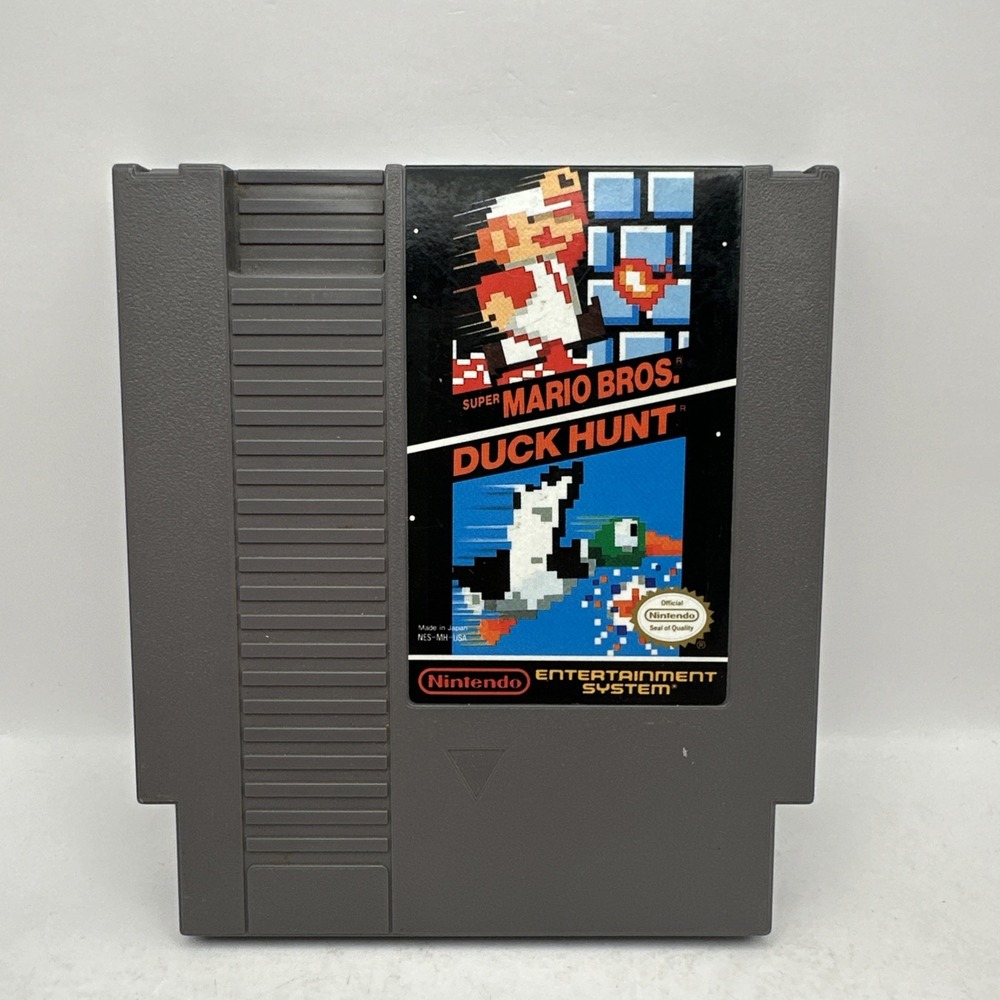 Super Mario Bros Duck Hunt Nintendo NES 1988 Working Game Cartridge
